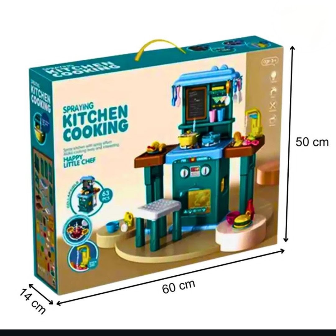 Kitchen Cooking Playset - 60+ Pieces