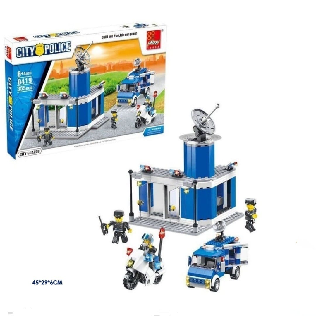 Building Blocks - City Police - 355 Pieces