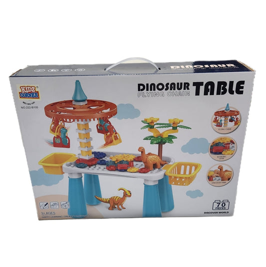 Dinosaur Flying Chair Table - 70 Pieces Construction Set