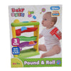 Pound And Roll Toy - 3 Balls, 1 Hammer, Ramp Tower