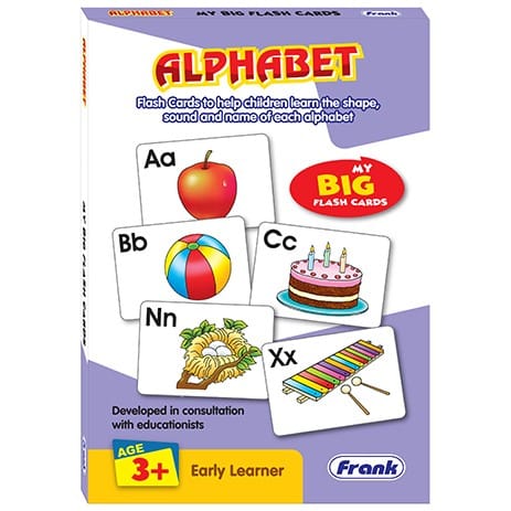 Alphabet Flash Cards - 27 Big Flash Cards - Questions/ Answers - Activity Directives