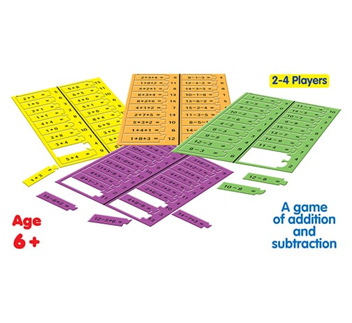 Fun Maths --- A Game of Addition and Substruction --- 2 to 4 Players