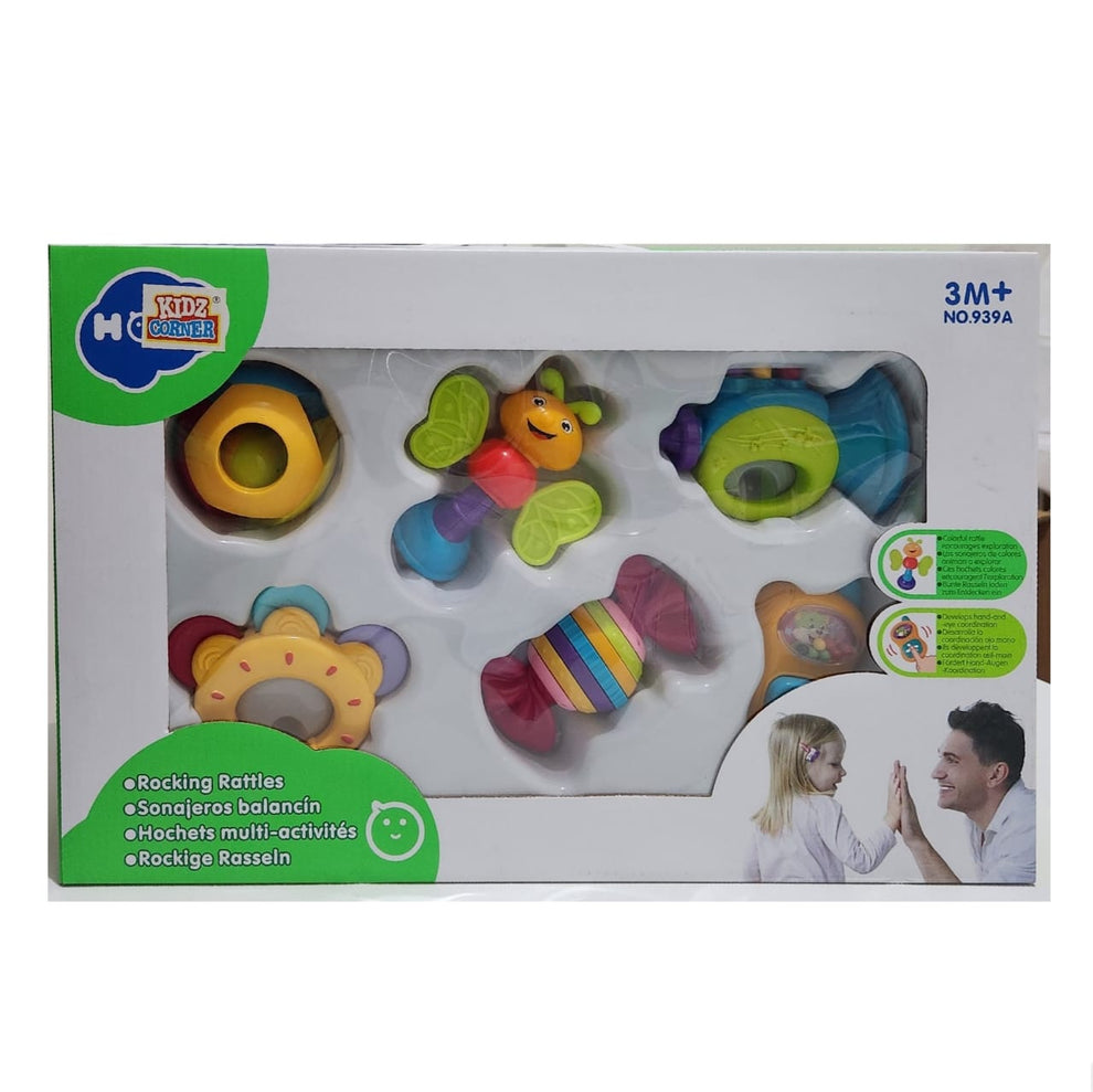 Rocking Rattles - 6 Pieces Set – Jouets h toys