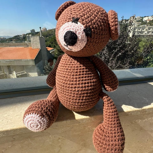 Crochet Plush - Teddy Bear 37 cm - Handmade (delivery within 14 days)