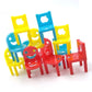 Chairs Stacking Balance Game - 1+ Players - 36 Pieces